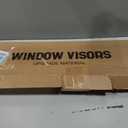 Rain Guards for 2021-2024 Hyundai Elantra, Out-Channel Window Visor Shields Vent Shade Deflector Wind Dark Smoke for 21-24 Elantra 2022 2023, Tape-On Outside-Mount, 4PCS