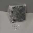 B&K 6-in L Circle Square Stainless Steel Linear Shower Drain