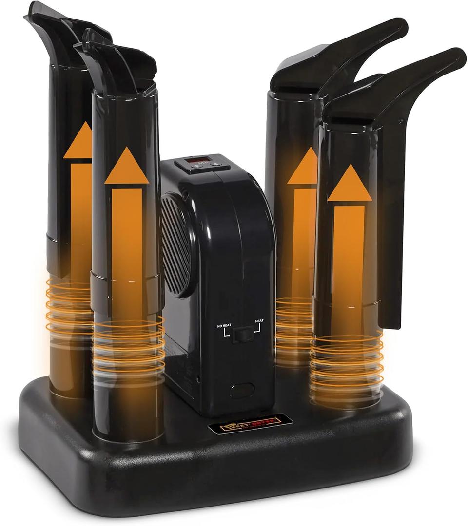 PEET, Advantage Plus 4-Shoe Electric Shoe and Boot Dryer with Fan & Heat Settings, Made in the USA