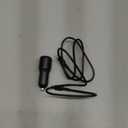 Fast-Charging Car Charger, 1 USBC+1 USB-A, 32w, with one 3-Ft Straight Cable, Black