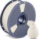 SUNLU 3D Printer Filament PETG Filament 1.75mm, Less Stringing Good Layer Adhesion High Toughness, PETG Filament 1.75 0.02mm, 1kg Spool(2.2lbs), Bone White