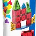 MAGNA-TILES microMAGS 26-Piece Travel Magnetic Construction Set  Bold Colors, The Original Magnetic Building Brand
