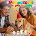 Yungyan 100 Pcs 3 oz Tiny Pup Cups for Dogs Mini Whip Cream Disposable Paper Cups Mini Puppy Dog Paw Pattern Snack Container for Puppy Food Treat Feeding Pet Theme Party Supplies (Colorful)