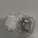 Nutty Toys Squishy Cat Set - 2" Soft Silicone Kawaii Kitties, Top Stress Relief Toy 2026, Unique Kids & Adults Egg Filler Gift Idea, Best Teenage Girl, Teen Boy & Tween Easter Basket Stuffers Present (White/ Grey)
