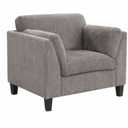 Emerald Home Furnishings, Daria Chair, Grey
