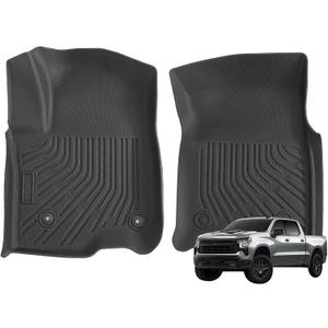 Floor Mats Fit for GMC Sierra Chevy Silverado 1500/2500/3500 HD 2019-2025