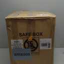 16.54 Inches Tall Safe Box, 2.5 Cuft Home Safe with Fireproof Waterproof Bag, Anti-Theft Digital Security Lock Box with Smart Alert System, Removable Shelf, Mute Function, Document Safes for Jewelry