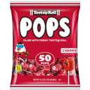 Tootsie Pops Single Flavor Bag - Cherry Flavored Lollipops with Chocolatey Center - Individually Wrapped Hard Candy - Red Candy - Peanut Free, Gluten Free, 50 Count (Pack of 1), 1.95lb