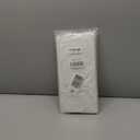 Prestee Plastic Table Cloth Disposable  108 x 54 White Tablecloth Rectangle  Plastic Table Cover for Parties, BBQs, Weddings, Outdoor Gatherings, and Fine Dining Events