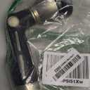 FANHAO Garden Hose Nozzle 100% Heavy Duty Metal, Water Hose Sprayer High Pressure with 8 Spray Patterns, Thumb Control, On Off Valve for Garden Watering, Car and Pet Washing (Black)