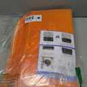 Bathroom Rugs Set 2 Piece Memory Foam Bath Rugs Non-Slip Bath Mat,Washable Room Mats,Absorbent Shaggy Rugs Super Soft Kitchen Mats, Batroom Carpets for Bathroom,Tub,Shower Home Decor Orange