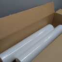 Buryeah 2 Rolls 100 Pcs Disposable Massage Table Roll 32" x 71" Spa Bed Sheets Non-woven Exam Table Sheets Bed Covers for Massage Spa Beauty Salon Waxing Exam(White,2 Rolls)