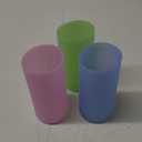 Impresa 3-Pack Glass Baby Bottle Sleeves - Multicolor Silicone Covers for Dr Brown Glass Bottles 8 oz with Measurements