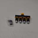 Melnor 65135AMZ 4 Way Lever Flow Through Valve Connector Bundle, Yellow, Black