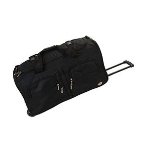 Rockland Rolling Duffel Bag, Black, 40"