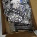 Ravinte 30 Pack Solid 3 Inch Center to Center Slim Square Bar Drawer Handles Kitchen Cabinet Handles Black Drawer Pulls Kitchen Cabinet Hardware Matte Black Dresser Pulls for Cupboard