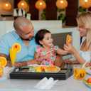 Breakfast in Bed Tray for Eating, 16.92 x 12.6 Inch Bed Table Tray with Folding Legs & Handles, Bamboo Food Lap Trays Fits for Adult Kids Eating/TV/Surgery Recovery by Easoger.