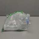 FHDUSRYO DIY Hamster Tunnel Adventure External Pipe, Transparent Connection Track Rat Toy Hamster Cage Accessories for Small Animals Sports Expand Space (White)