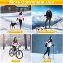 LMLALML Winter Gloves Women Cycling Gloves Waterproof with Touch Screen for Driving Running Workout Hiking Sports (Medium, Black)