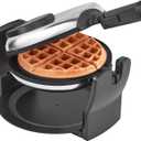 Bella - Non-Stick Rotating Belgian Waffle Maker - Stainless Steel - BPA & PFOA Free