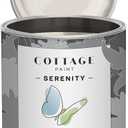 Serenity Silk All-in-One Mineral Chalk Paint for Furniture, Home Decor, Cabinets and DIY Crafts - Built-in Topcoat - (32oz, Cottage White) (32 Fl Oz (Pack of 1))