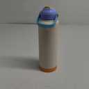 40 oz Modern Insulated Water Bottle with Handle, Flip-Top Straw Lid, Stainless Steel, Vacuum Double-Walled Leak-Proof BPA-Free Tumbler Mug, Fits Cup Holder for Travel Sports Office,Cream