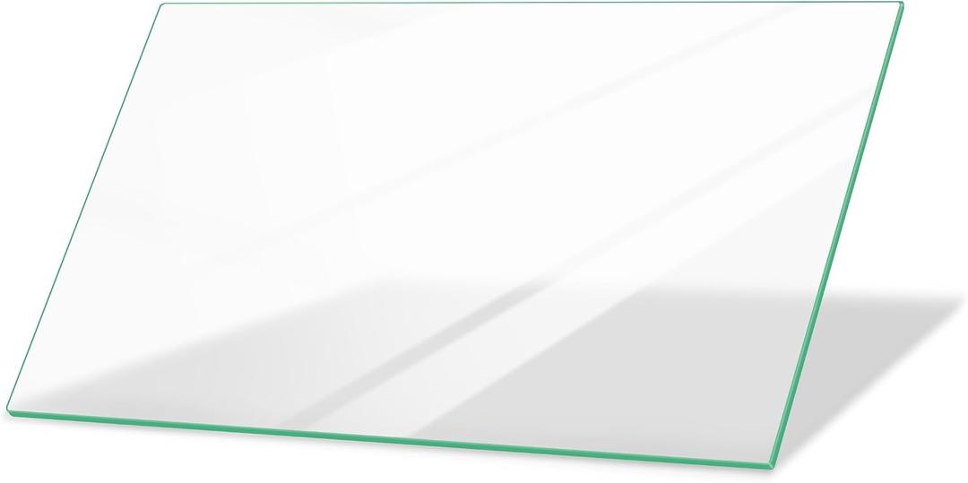 MHL61952333 Refrigerator Glass Shelf Replacement Compatible with LG Refrigerator Shelf Replacement Parts Insert Crisper Glass, Replaces MHL61952323 Tempered Glass Crisper Drawer Cover