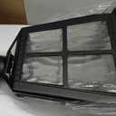 Kemeco ST4311AQ LED Cast Aluminum Solar Post Light Fixture with 3-Inch Fitter Base for Outdoor Garden Post Pole Mount (Black, Lamp)