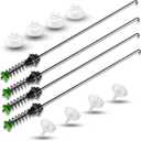 UpgradedSets 4Pcs W11130362 Suspension Rod fit for Maytag MVWX655DW1 MVWC565FW1 MVWC565FW2 MVWC565FW MVWX655DW2 fit for Whirlpool WTW5000DW1 WTW5000DW2 WTW5000DW3 WTW5000DW 11022352510 W10594080