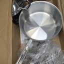 All-Clad D3 3-Ply Stainless Steel Sauce Pan with Lid 3 Quart, Induction, Oven Broiler Safe 600F, Multipurpose, Compatible w/ All Cooktops, For Restaurant or Home Kitchen, Pots & Pans, Cookware, Silver