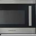Farberware 0.9 Cu. Ft. Countertop Microwave Oven 900 Watts Power, Auto Cook Settings, Defrost, Easy Clean and Child Safety Lock - Stainless Steel