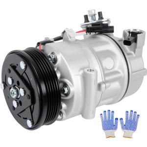 AC Compressor with Clutch Fit for Cruze 1.4L 2012 2013 2014 2015 | For Cruze Limited 2016, Fast Cooling Air Conditioning Compressor OE 157271
