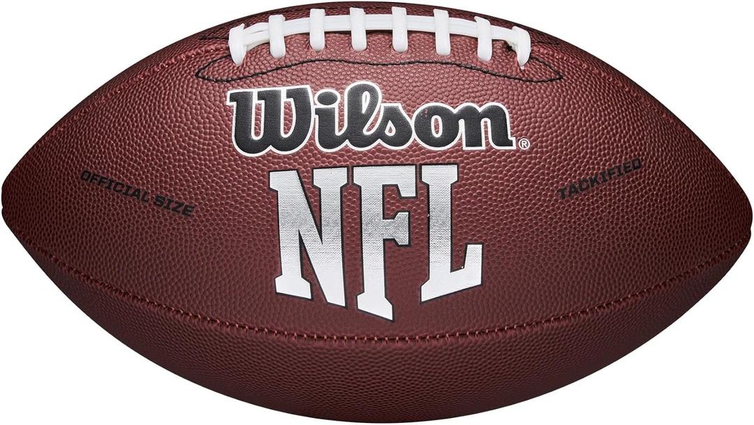WILSON NFL MVP Footballs (Official Size, Brown)