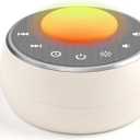 Peakeep White Noise Portable Sound Machine Sleeping Light for Adults Baby, Loud Clear Speaker, 25 Hours Continuous Audio 27 Noise Fan Nature No-looping Sounds, 30 Volume, Battery Operated