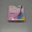 Black Plastic Forks, Disposable Forks Heavy Duty, Heat Resistant Disposable Cutlery for Parties, Picnics, and Everyday Use, Pack of 150