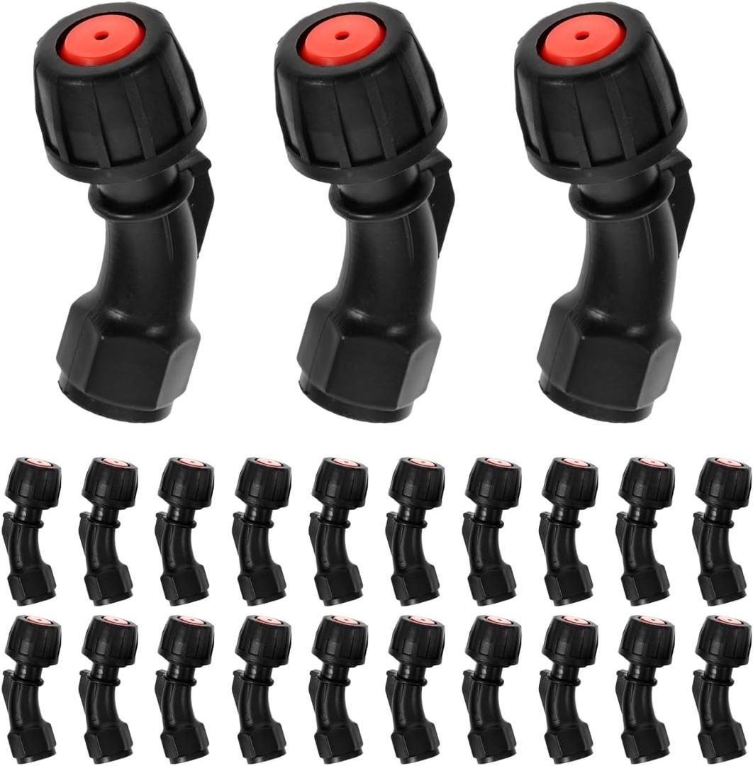 POPETPOP Agricultural Spray Nozzles Windproof Sprayer Nozzle Tips 2.36 Inch Fan Spray Atomizing Replacement for Gardens Farms Orchards