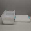 IRIS USA 12 Qt. Plastic Storage Bins Containers with Lids, 4 Pack, Small Sensory Bin, Craft Storage, Craft Organizers & Storage, Organizing Container for Home, Office & Art Supplies, Stackable, Clear