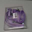 Cat Vest Harness and Leash Set for Walking Escape Proof, Adjustable Kitten Harness Breathable Mesh with Reflective Strips Harness for Kitty Puppy Bunny (Purple, XS)