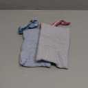 myHomeBody Soap Pocket for Gentle Exfoliating, Lather Mesh Bag, Body Scrubber Exfoliator, Pouch for Shower, Leftover Bits Saver, Light Blue, Gray - 2 Pack