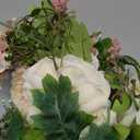 DearHouse 2Pcs Artificial Peony Flower Garland - Silk Peony Garland with Pink and White Flowers for Wedding Party Table Decoration,6ft/Strand