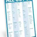 Knock Knock All Out Of Grocery List Note Pad, 6 x 9-inches (Blue)