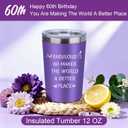 60th Birthday Gifts for Women - Unique Inspirational Bithday Gift Ideas for 60 Year Old Woman,Happy Birthday Present for Mom, Wife, Sister, Best Friend | Memorable 1965 Turning 60 Surprise