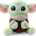 PAZATAO Baby Yoda Plush Toys Stuffed Baby Yoda Plush Cute Yoda Doll for Child Stuffed Animals Travel Toys for Kids10 inch