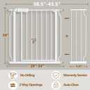 Fairy Baby 38.5-43.5 Inch Extra Wide Baby Gate for Doorways Stairs Hallway