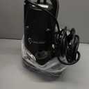 LANCHEZ 1/2 HP Submersible Sump Pump Cast Iron and Stainless Steel with Integrated Vertical Float Switch, 5200 GPH Sewage/Effluent Pump for Basement, Basin, Sewage System, 1-1/2" NPT Discharge