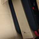 Drive Medical Lightweight Expedition Folding Transport Wheelchair - Ultra Lightweight Mobility Support for Seniors & Adults - Strong Aluminum Frame - Hand Brakes - Compact Folding Travel Chair - Red