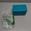 H4D 4x6 Index Card Holder with 100 Heavyweight Ruled Index Cards and 25 Plastic Dividers, Teal