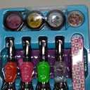 Nail Art Studio for Girls - Birthday Gift - Nail Polish Kit for Kids Ages 7-12 Years Old - Girl Gifts Ideas - Gift Set - Girly Stuff - Polish, Pens, Glitter, Stickers, Gems, Filer - 8 9 10 11 12 Year