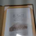 Fun Memories 8.5x11 Picture Frame - Solid Beech Wood Diploma & Certificate Frame, 8.5x11 Frame with Mat for 6x8 Photos, Awards & Achievements, Tabletop and Wall Display with Real Glass, Natural Beech