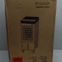 Portable Air Conditioners with 8L Water Tank, 2024 New Quiet Swamp Cooler 3 Adjustable Speeds, 70 Oscillation, 6 Ice Packs, Remote Control, Efficient Air Cooling for Rooms, Bedrooms, Office